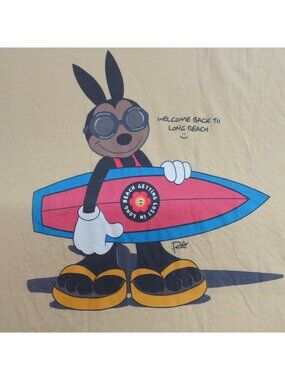 ComplexCon x Rello Shirt XL Yellow Welcome to Long Beach